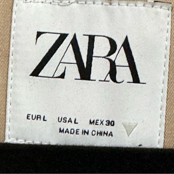 Zara Oversized Cropped Trench Coat - Picture 5 of 6